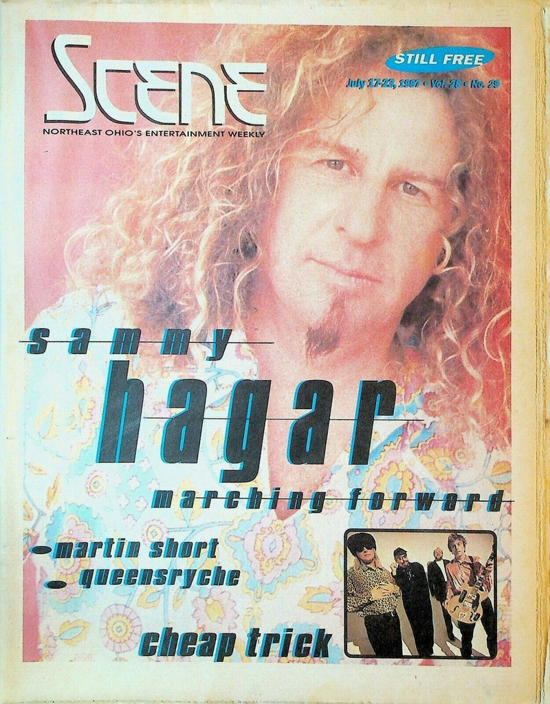 Cleveland Scene Magazine July 17 1997 Sammy Hagar Cheap Trick Martin Short Devo