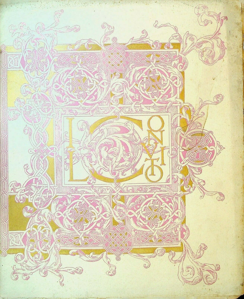 Il Convito Book 9 1896 Italian SC Homer's Greece Francesco Paolo Michetti