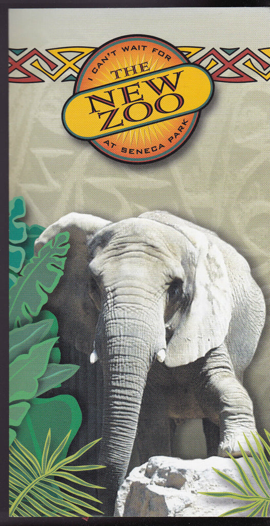 Seneca Park Zoo Rochester NY 2000 Brochure the New Zoo Elephant