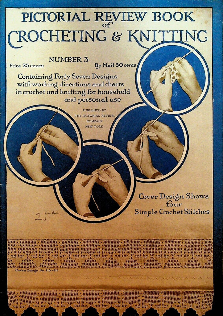 Pictorial Review Book of Crocheting and Knitting #3 1919