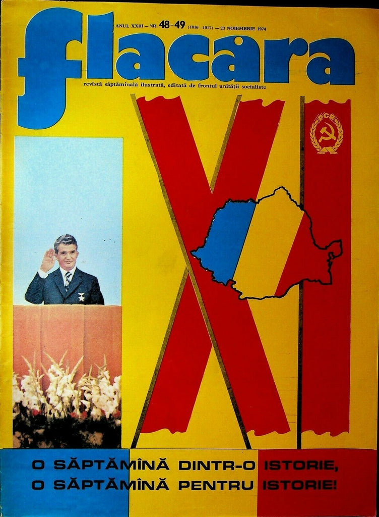 Flacara Magazine November 23 1974 Bobby Fisher Gheorghe Zamfir Romania