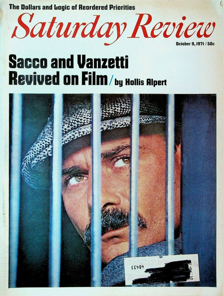 Saturday Review October 9 1971 Sacco & Vanzetti Robert Penn Warren