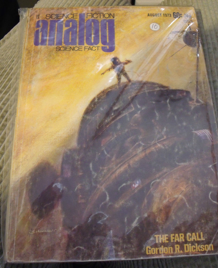 Analog Science Fiction Magazine August 1973 Gordon R Dickson David Lewis
