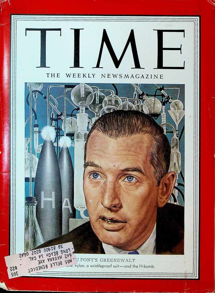 Time Magazine April 16 1951 Crawford Greenewalt Prince Charles