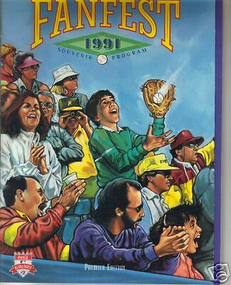 FANFEST Baseball 1991 Souvenir Program Rollie Fingers Joe Garagiola
