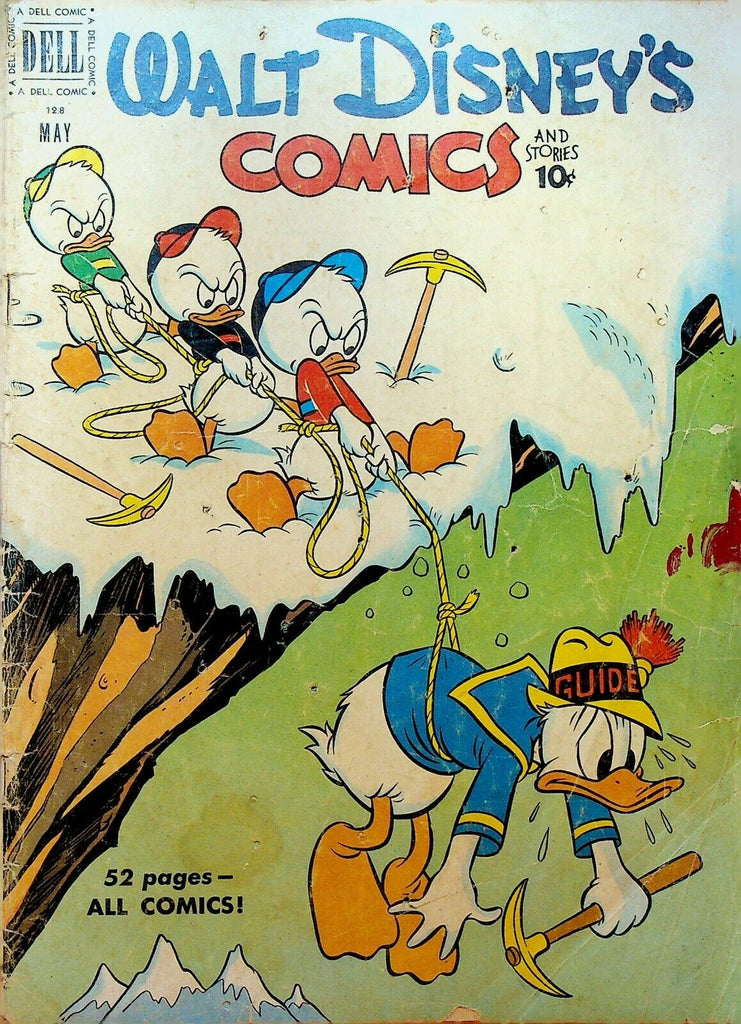 Walt Disney's Comics & Stories 128 Dell Comics 1951 Mountain Climbing