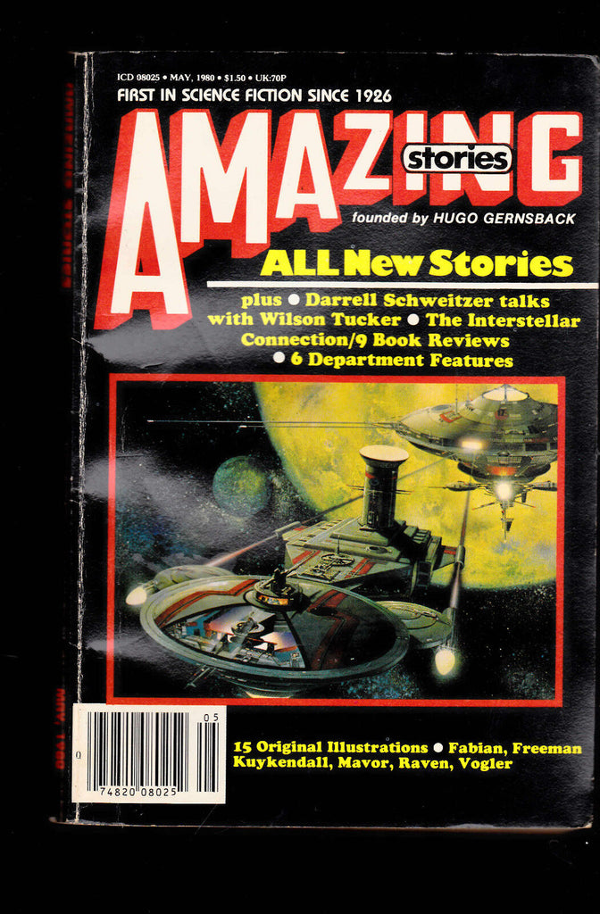 Amazing Stories Magazine May 1980 David W Hopper Paul Dellinger Science Fiction