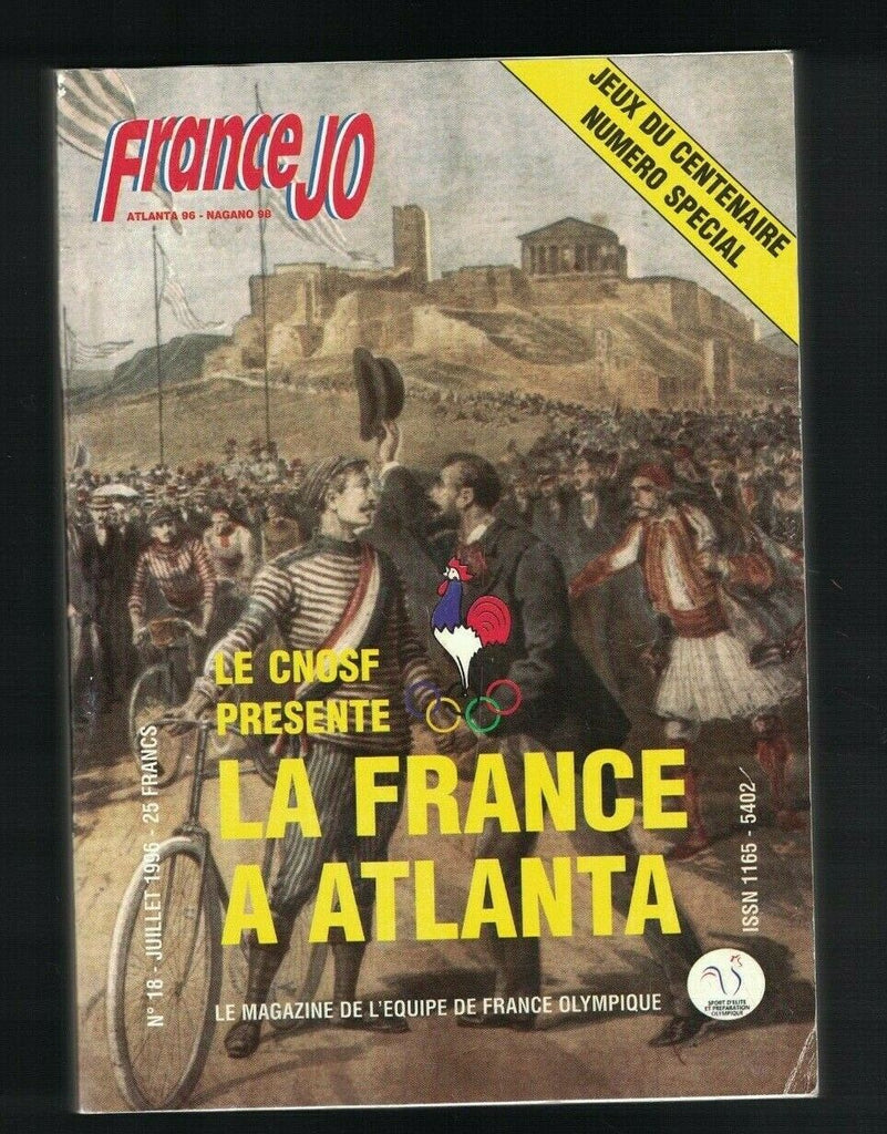 France Jo 1996 Atlanta Olympics Sports Magazine SC Book