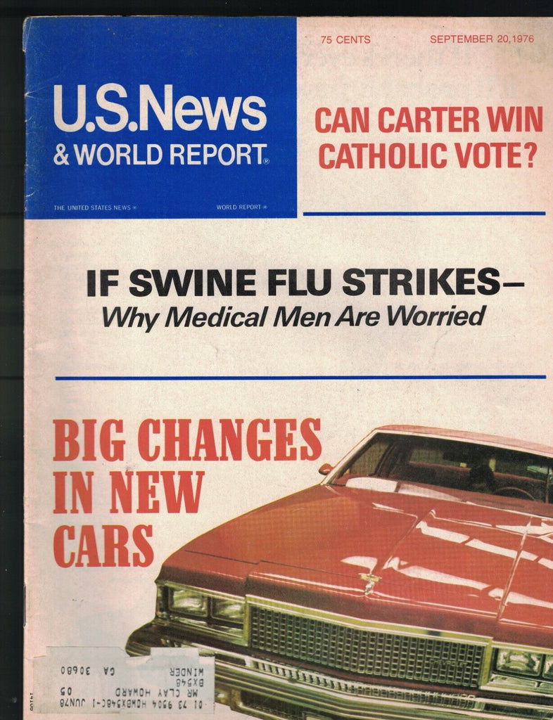US News & World Report Magazine September 20 1976 China After Mao Tse-tung