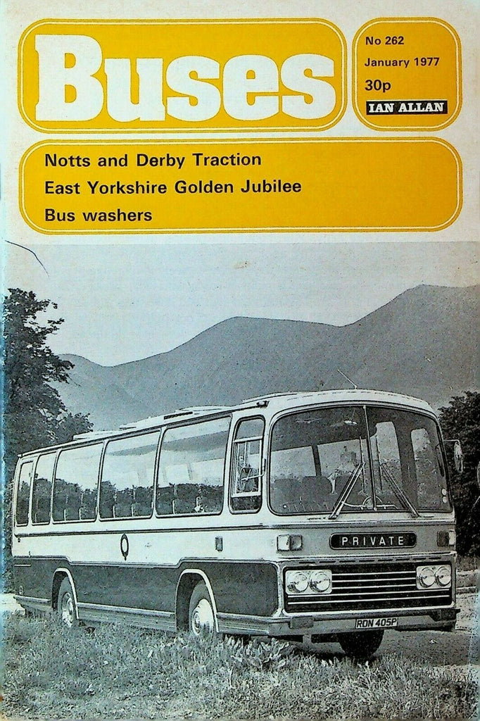 Buses Magazine 262 January 1977 British Trolleybus Systems Notts Derby Traction