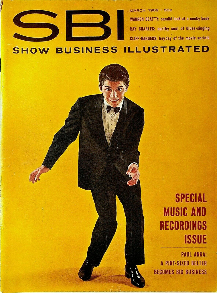 SBI Show Business Illustrated March 1962 Ray Charles Warren Beatty Debbie Drake