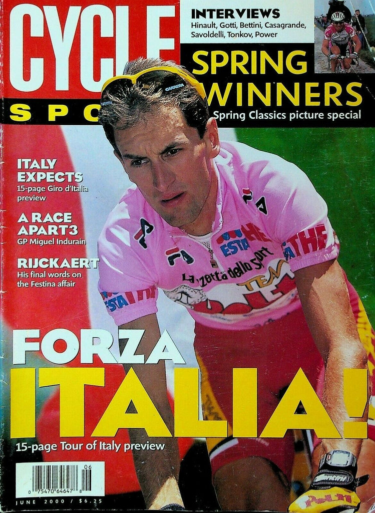 Cycle Sport Magazine June 2000 Ciaran Power Dave Millar Jonathan Vaughters