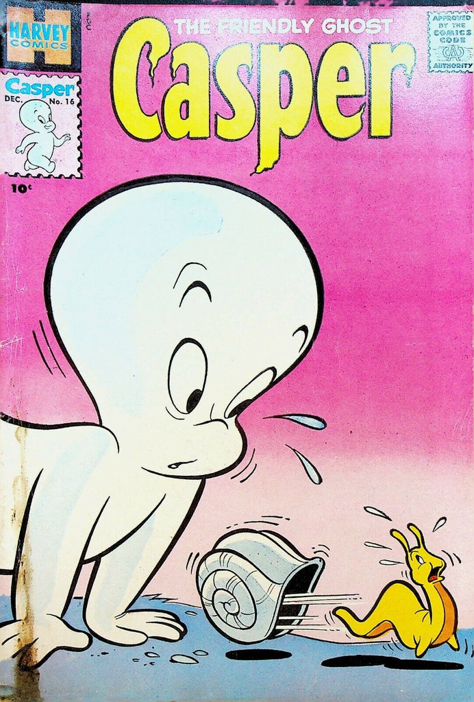 Friendly Ghost Casper 16 Harvey Comics 1959 Snail