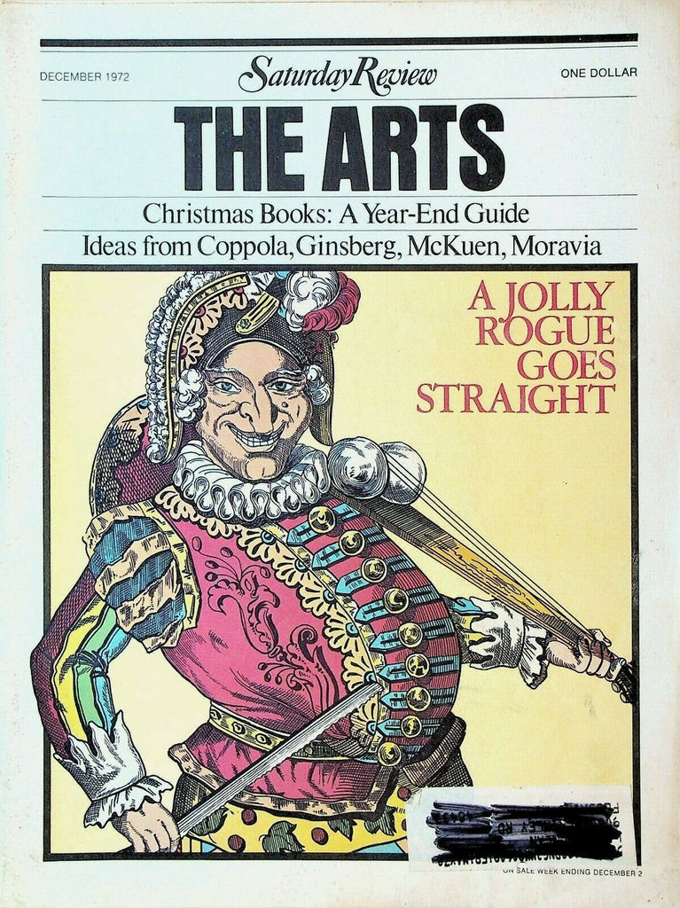 Saturday Review The Arts December 1972 Rod McKuen Ezra Pound Allen Ginsberg
