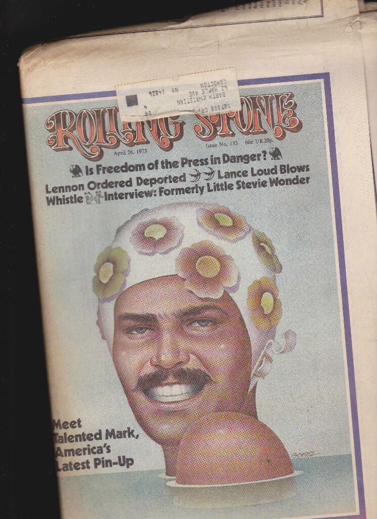 Rolling Stone Magazine #133 April 26 1973 Mark Spitz Stevie Wonder John Lennon