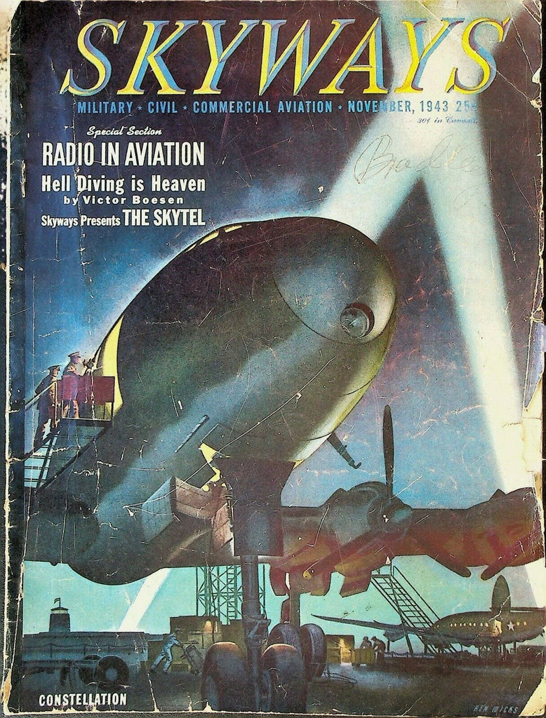 Skyways Magazine November 1943 WWII B-24 Doomed Luftwaffe Anti-Sub Patrols
