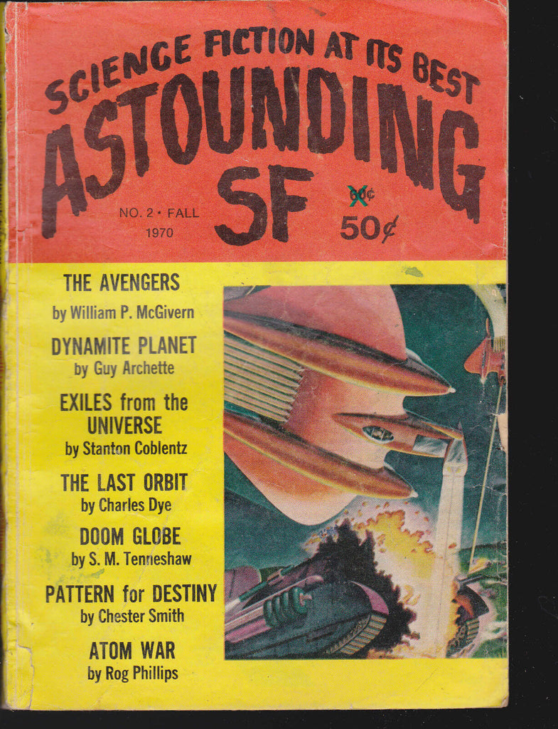 Astounding SF #2 Fall 1970 Science Fiction Magazine Rog Phillips Guy Archette