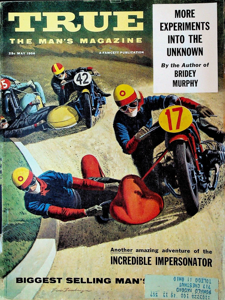 True Magazine May 1956 Charles Ponzi Aldo Icardi Joe Page Prince Rainier