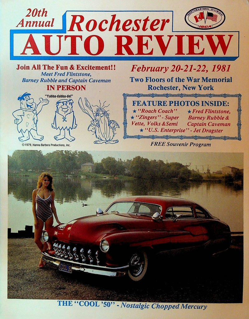 Rochester Auto Review Program 1981 Flintstones Captain Caveman Eddie Bellinger