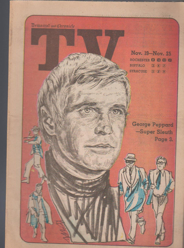Democrat & Chronicle TV Tab November 19 1972 George Peppard Banacek