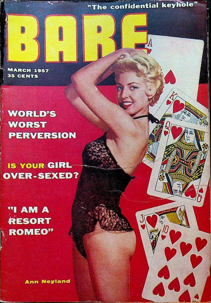 Bare Magazine March 1957 Pinup Ann Neyland Woman Wrestling
