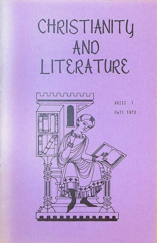 Christianity & Literature Fall 1973 Mystic Poetry Schizophrenia
