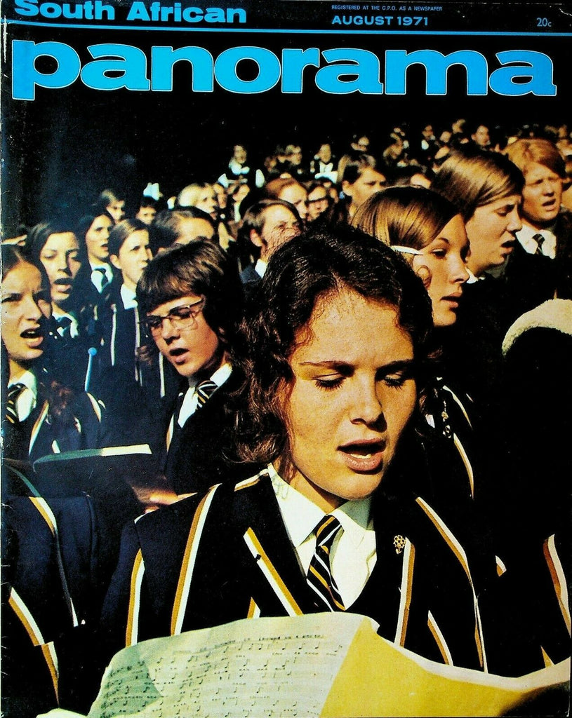 South African Panorama Magazine August 1971 Rugby Republic Festival