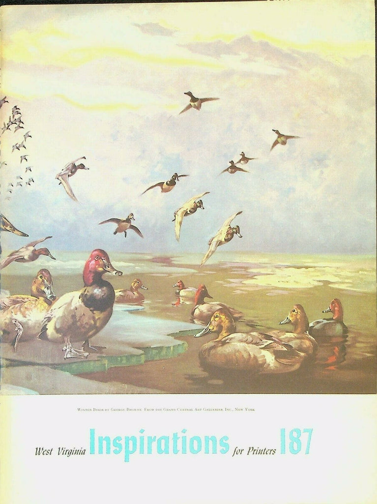 Westvaco Inspirations for Printers Magazine 187 1952 George Browne
