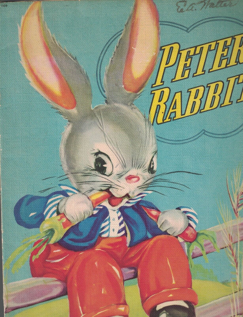 Peter Rabbit (1947) Ruth E Newton's Chubby Cubs WHITMAN Kids Book