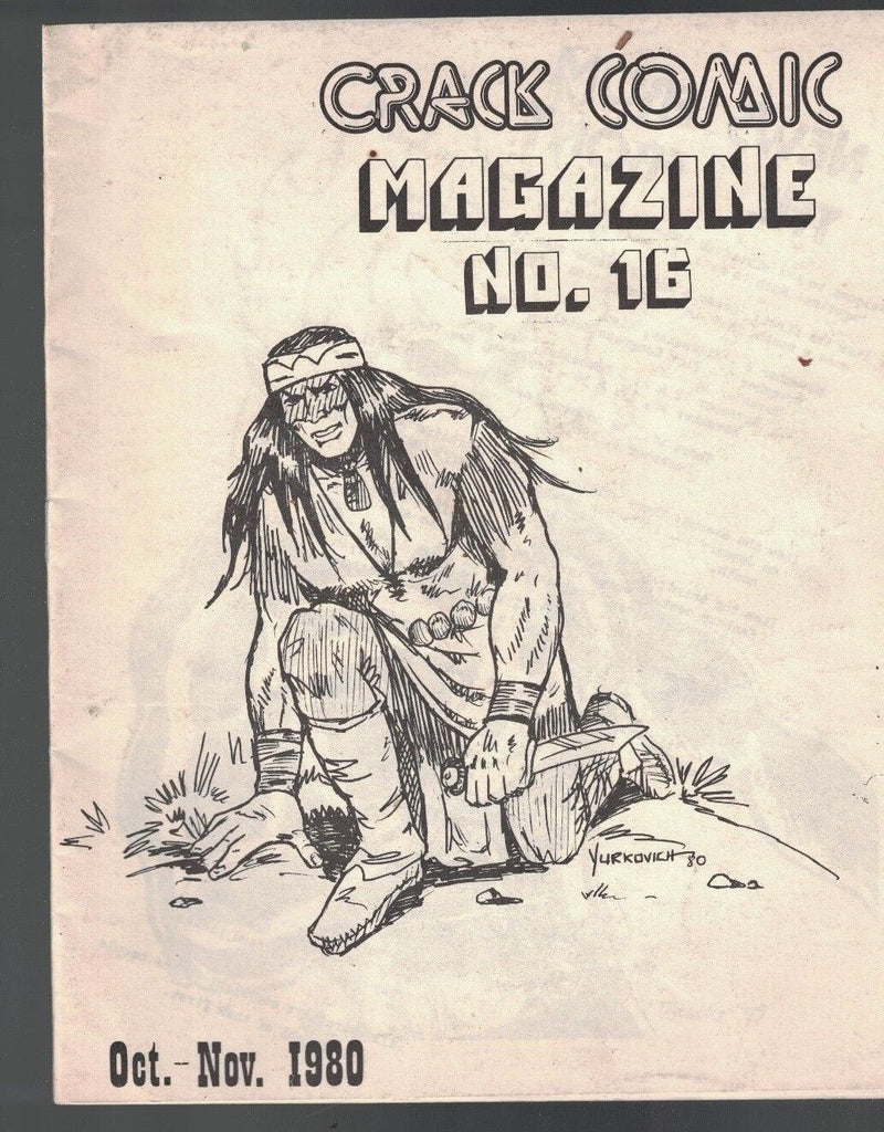 Crack Comic Magazine #16 (Oct-Nov 1980) John Ruffner