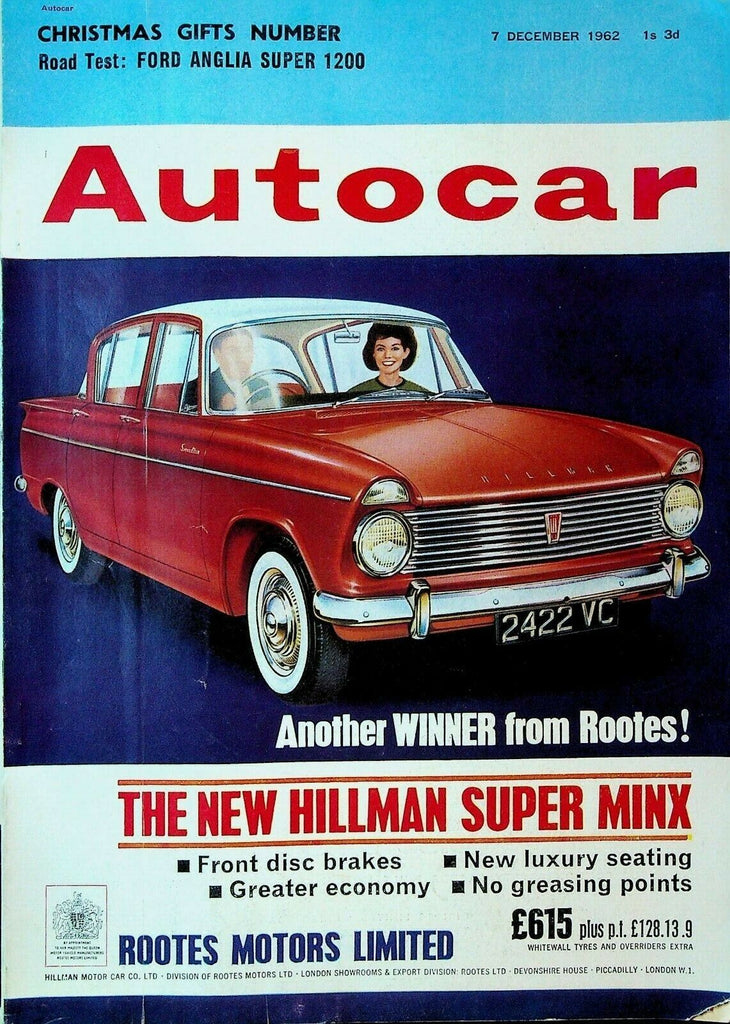 Autocar Magazine December 7 1962 Ford Anglia Super Caravan Show Report