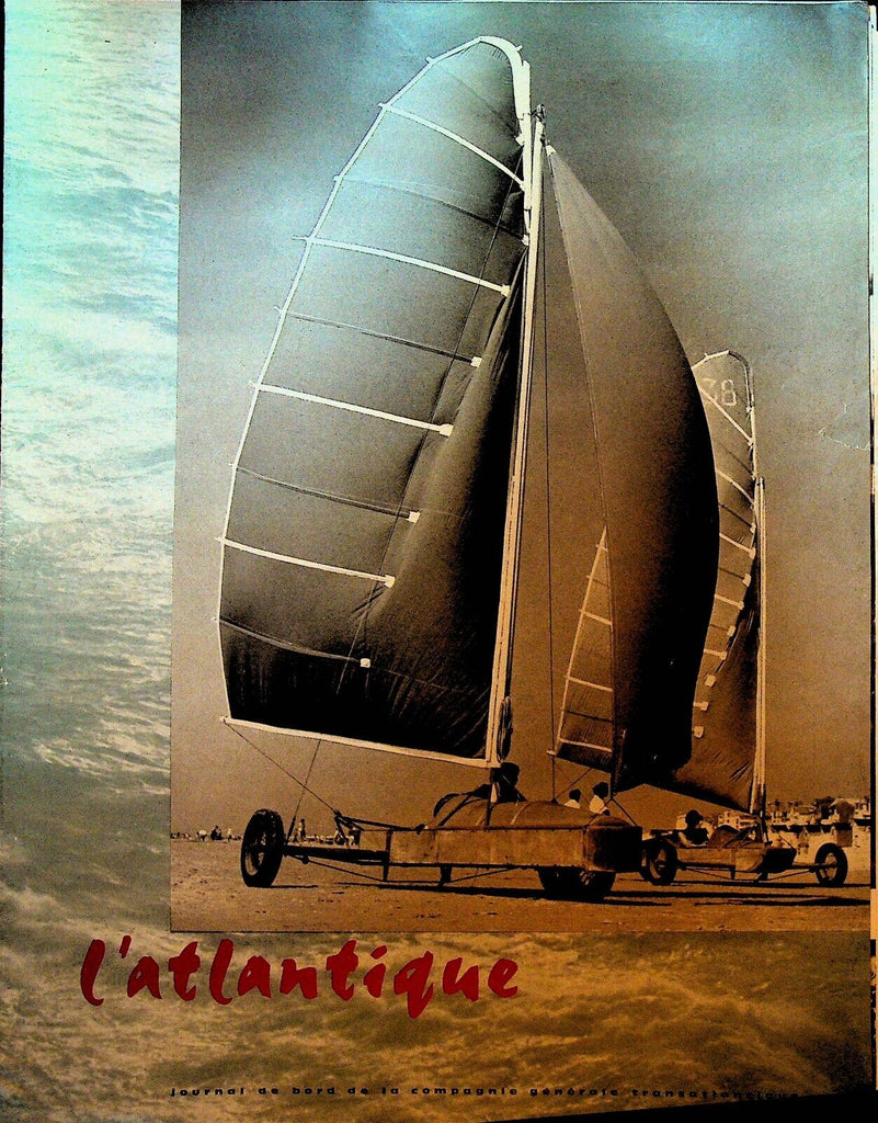 L'Atlantique Cruise Ship Liberte On-Board Magazine June 16 1960 French Line