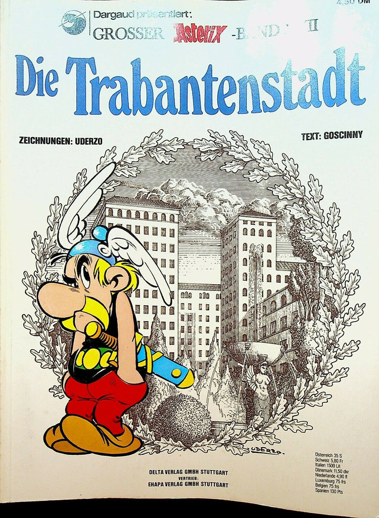 Asterix Die Trabantenstadt 1974 German Language Graphic Novel Comic Book