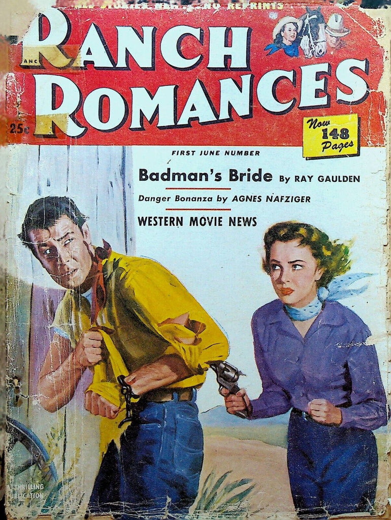 Ranch Romances Pulp 1st June 1952 Will Rogers Jr Marlene Dietrich Ray Gaulden