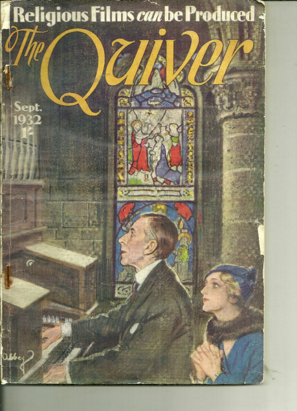 The Quiver 1931-32 Christian Magazine Lot of 10 Issues Religion