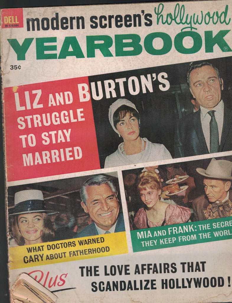 Modern Screen Hollywood Yearbook 1966 Liz Taylor Frank Sinatra Richard Burton