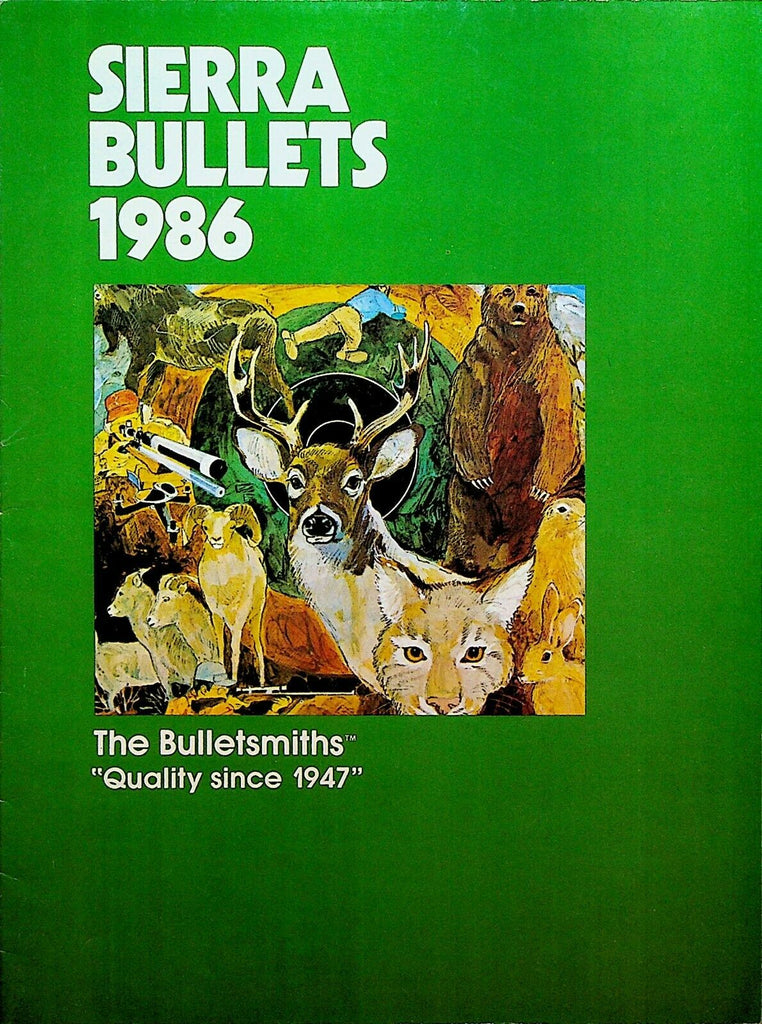 Sierra Bullets 1986 Brochure Hunting Gameking Varminter Sports Master MatchKing