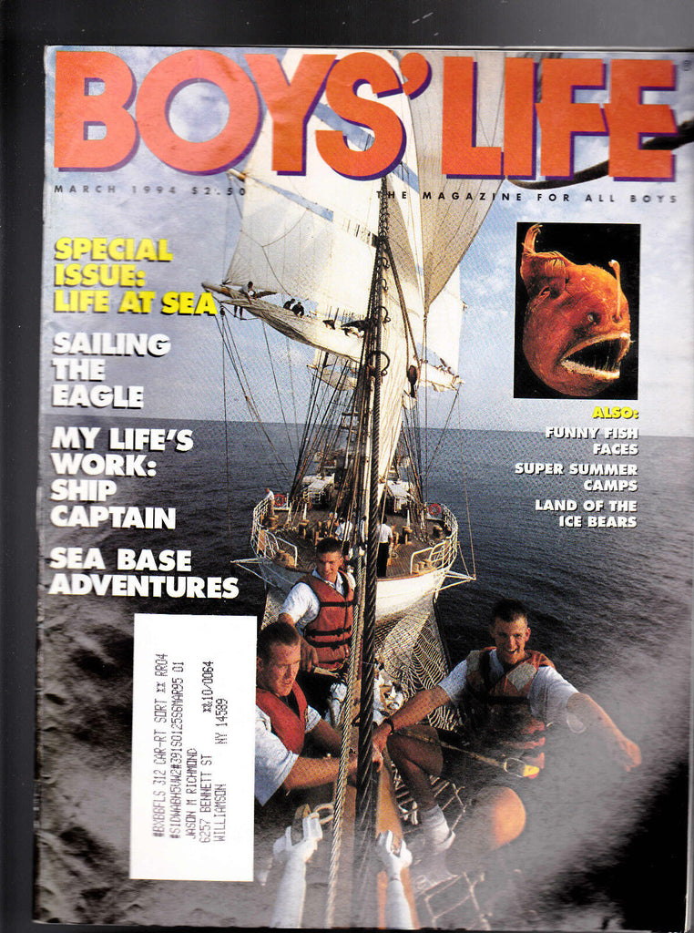 Boys' Life Magazine Eric Gruelund John Wesley Powell March 1994