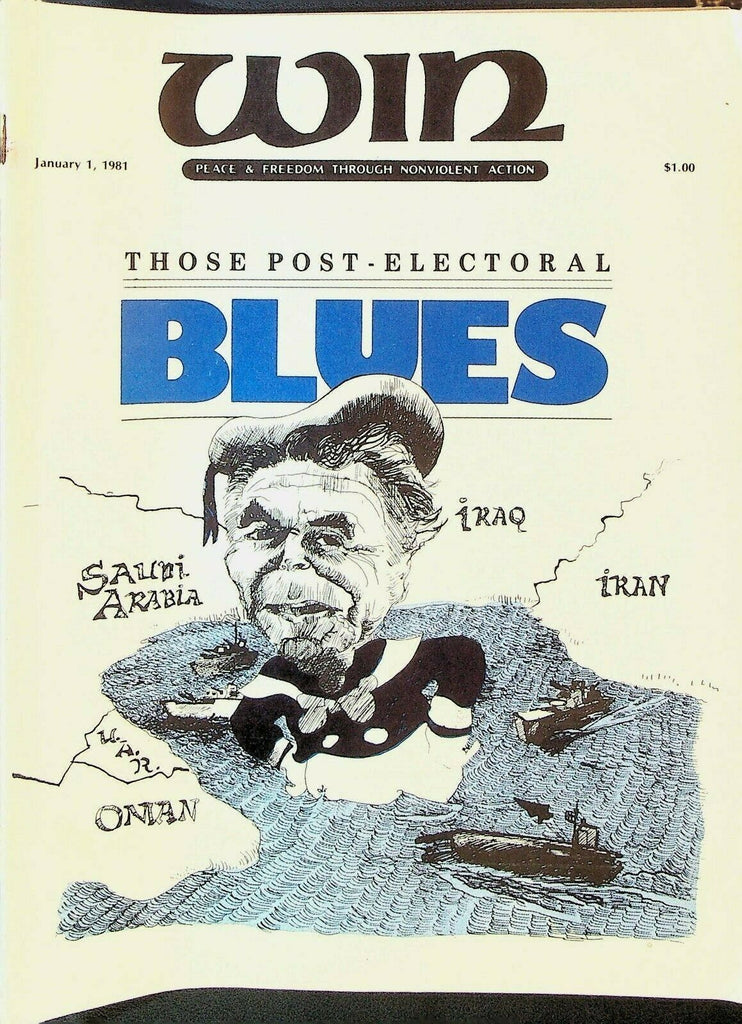 Win Magazine January 1 1981 Ronald Reagan Harry Truman Ruth Dear