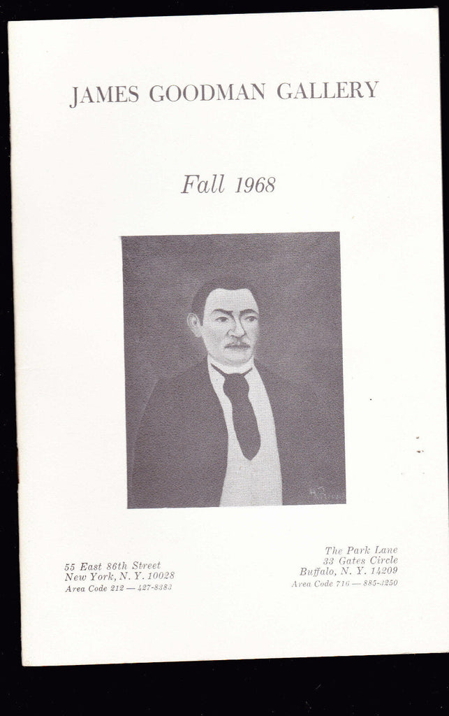 James Goodman Gallery Fall 1968- Degas, Armitage, Cezanne, Braque