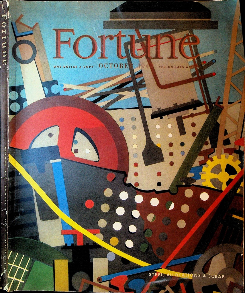 Fortune Magazine October 1942 WWII Edwin Stanton Air Cargo