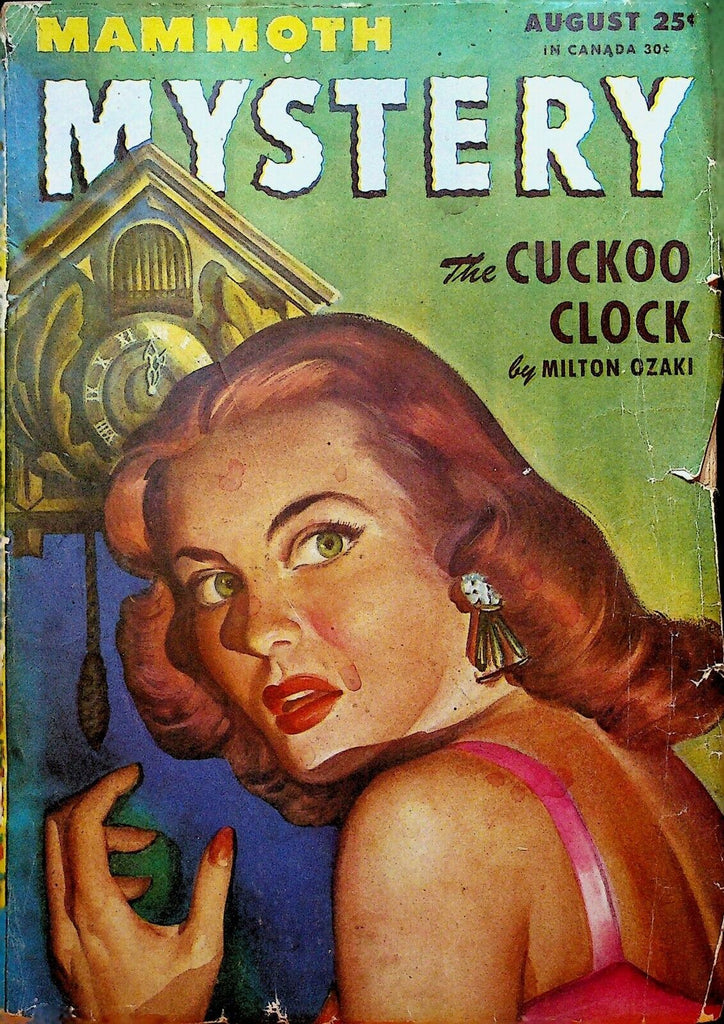 Mammoth Mystery Pulp August 1946 Larry Holden HB Hickey Milton Ozaki