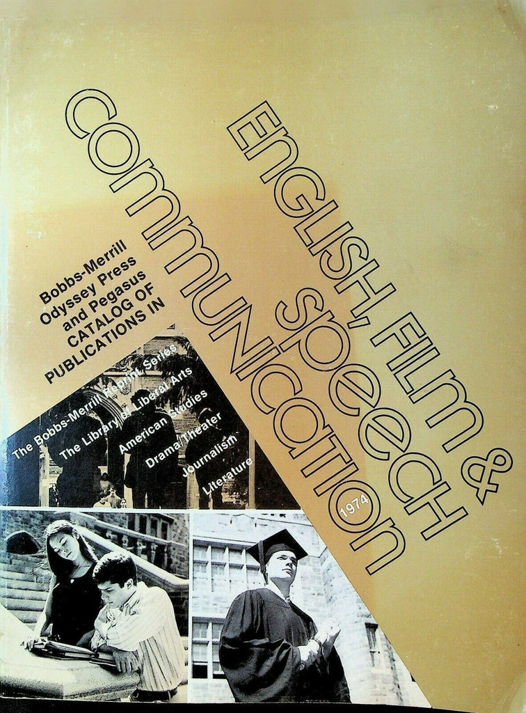 Bobbs-Merrill Odyssey Press Catalog English Film Speech Communication 1974