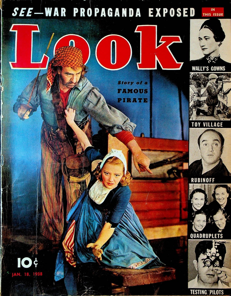 Look Magazine January 18 1938 Albert Einstein David Rubinoff Mae West