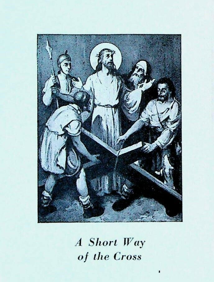 A Short Way of the Cross Christianity Brochure 1954 St Anthony's Guild
