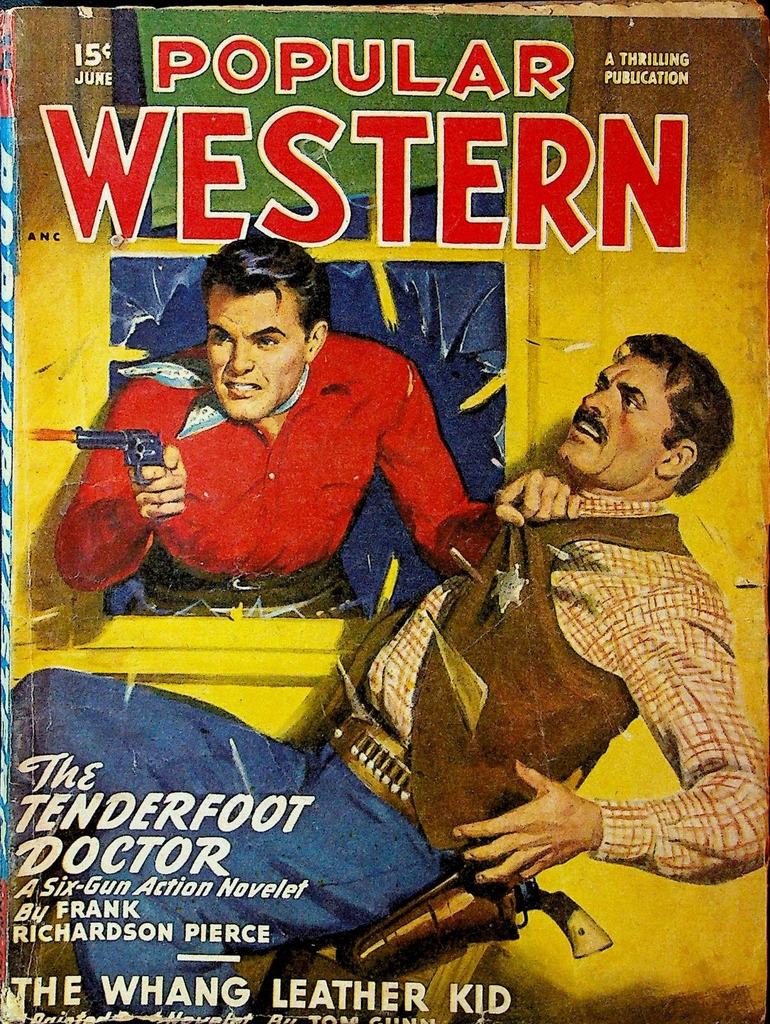 Popular Western Pulp June 1949 Tom Gunn Frank Richardson Pierce Jackson Cole