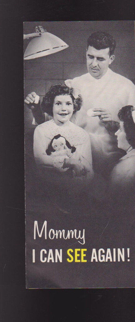 Mommy I Can See Again 1950s Brochure Rochester Eye Bank NY
