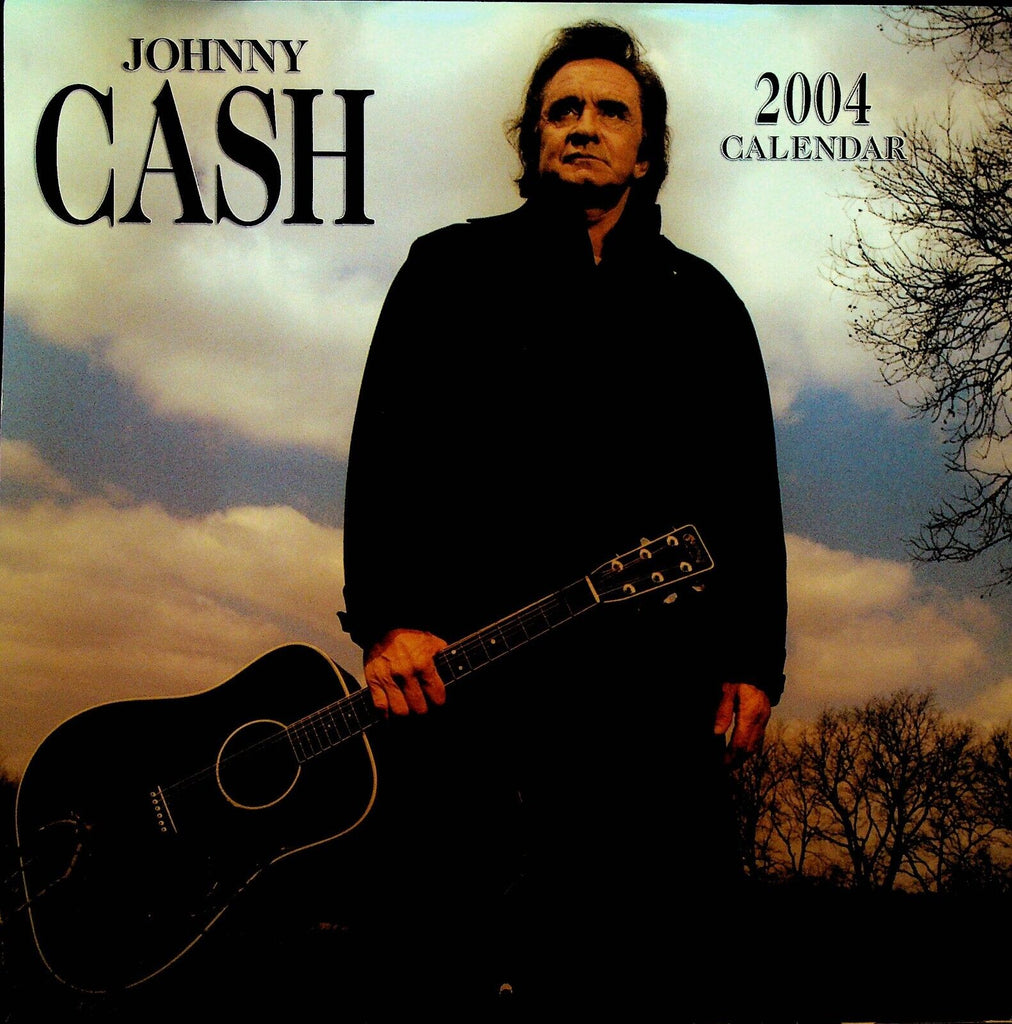 Johnny Cash Calendar 2004 Country Music Icon Star