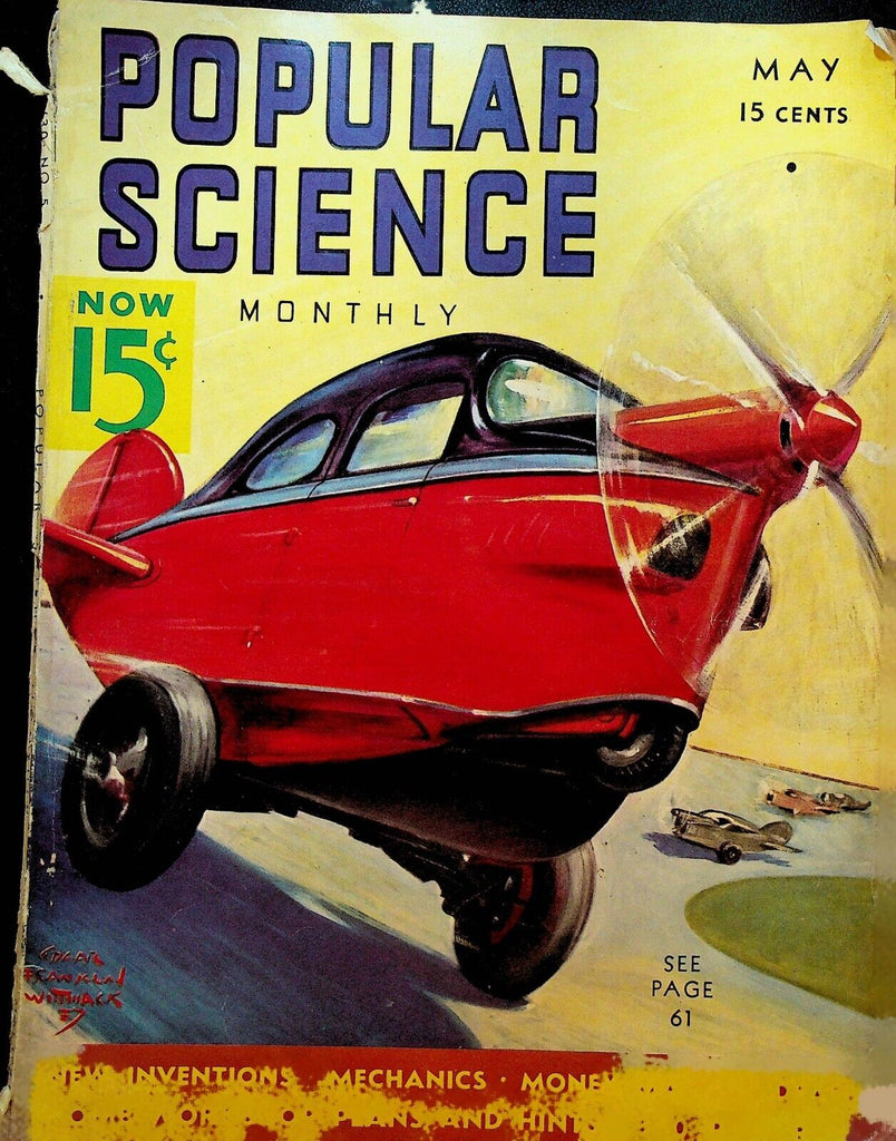 Popular Science May 1937 Edgar Franklin Wittmack Queen Mary Normandie