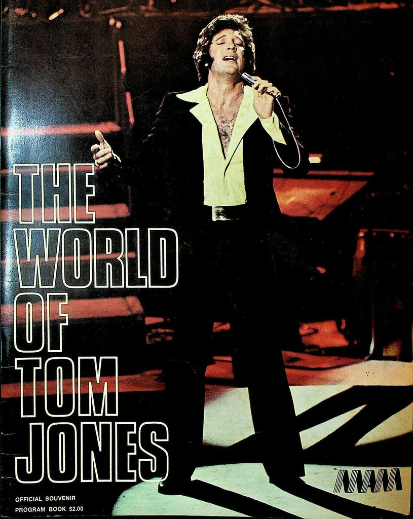 The World of Tom Jones Official Souvenir Program Book 1972 Melody Fair
